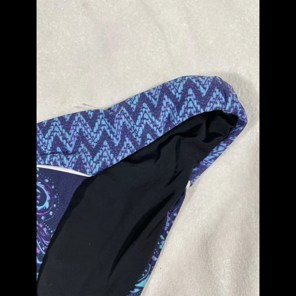 NEW Red Carter Allover Reversible Bikini Bottom Blue/Purple [ S/6 Small‎ ]